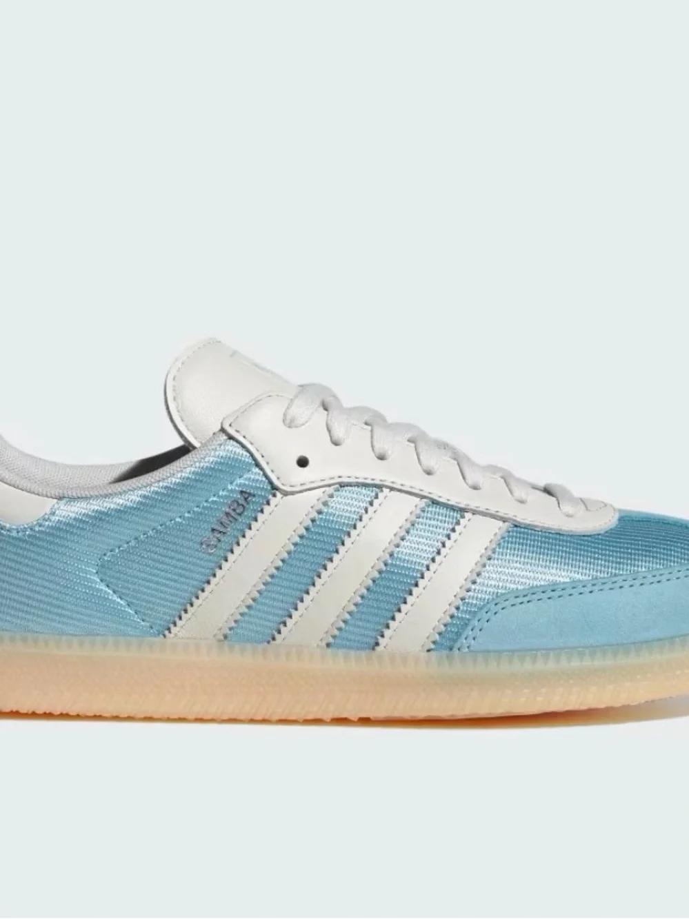 adidas Samba OG Sneakers in Light Blue and White